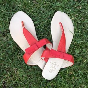 Brooks Brothers Lambskin Sandals